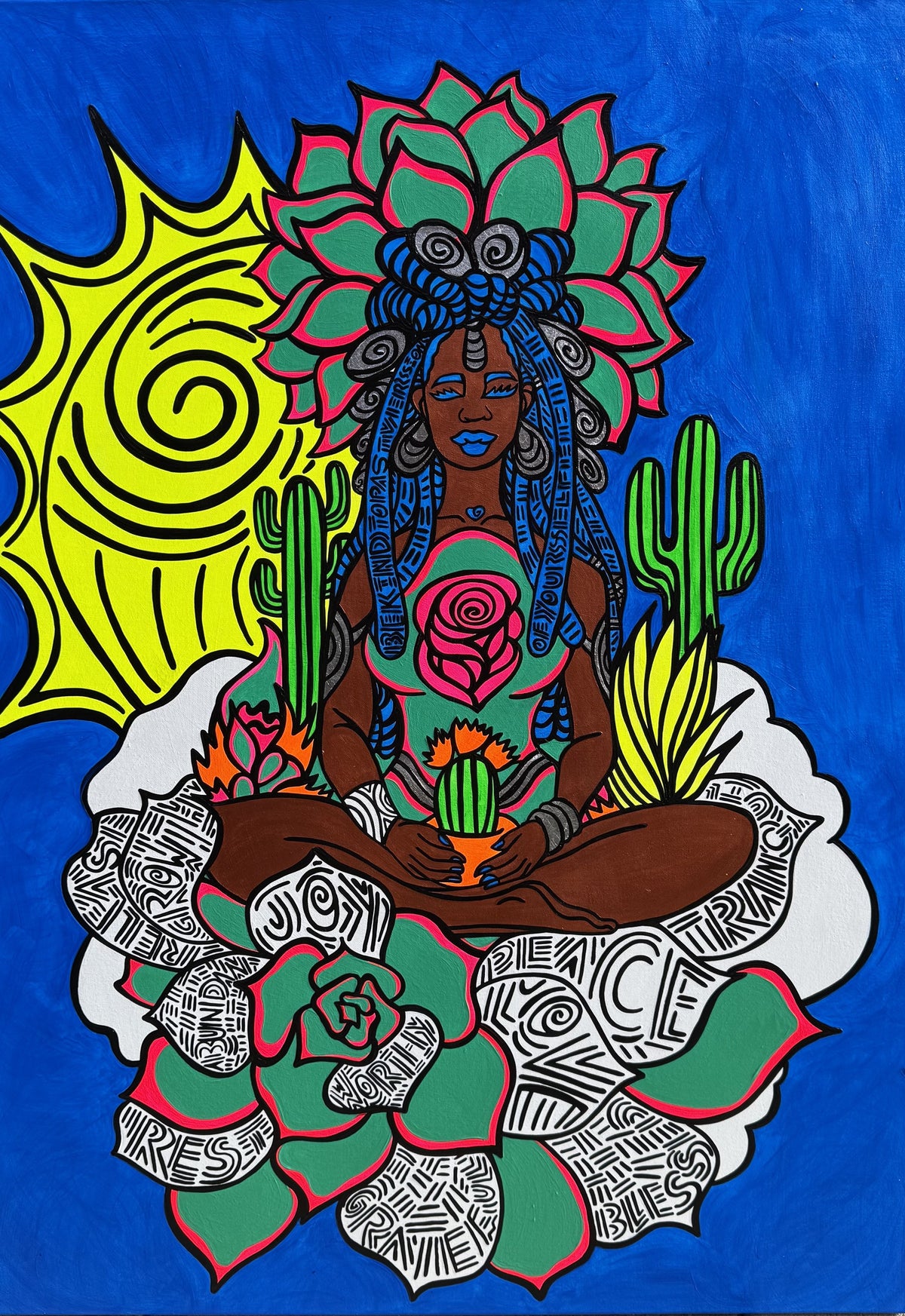Kia Kelliebrew, Serenity, 48"x 36"