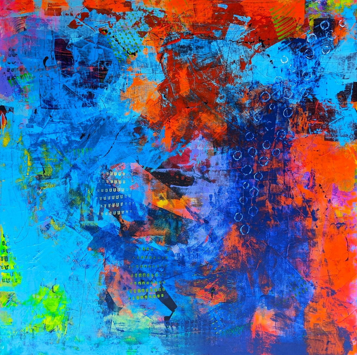Erasto Curtis Matthews, Imaginary 1, 36”x 36”