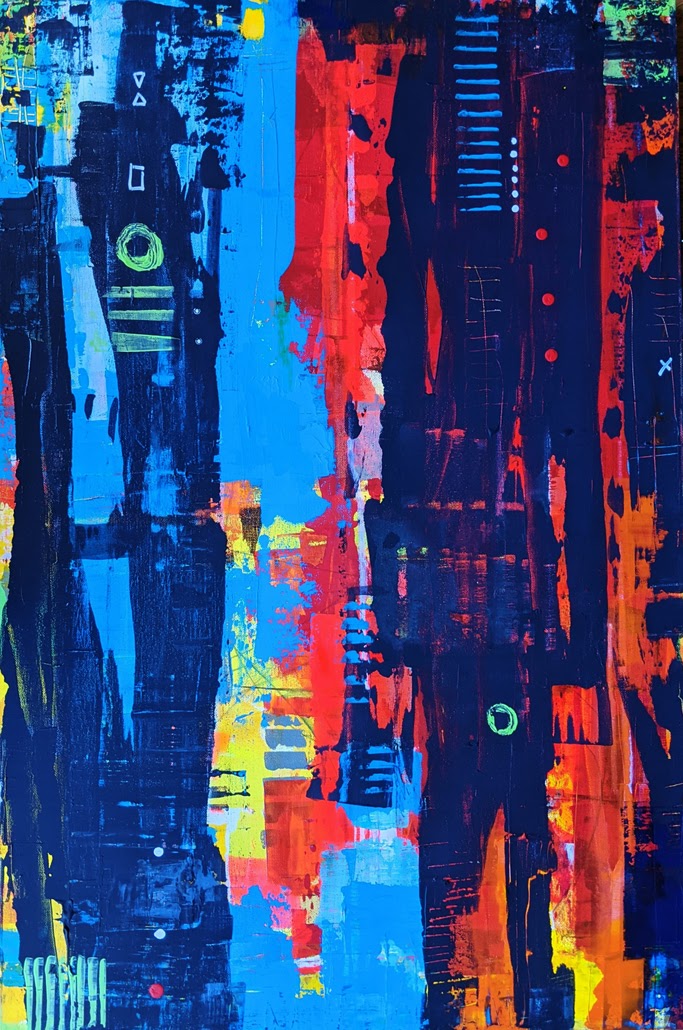 Erasto Curtis Matthews, Rites of Passage, 26”x 38”