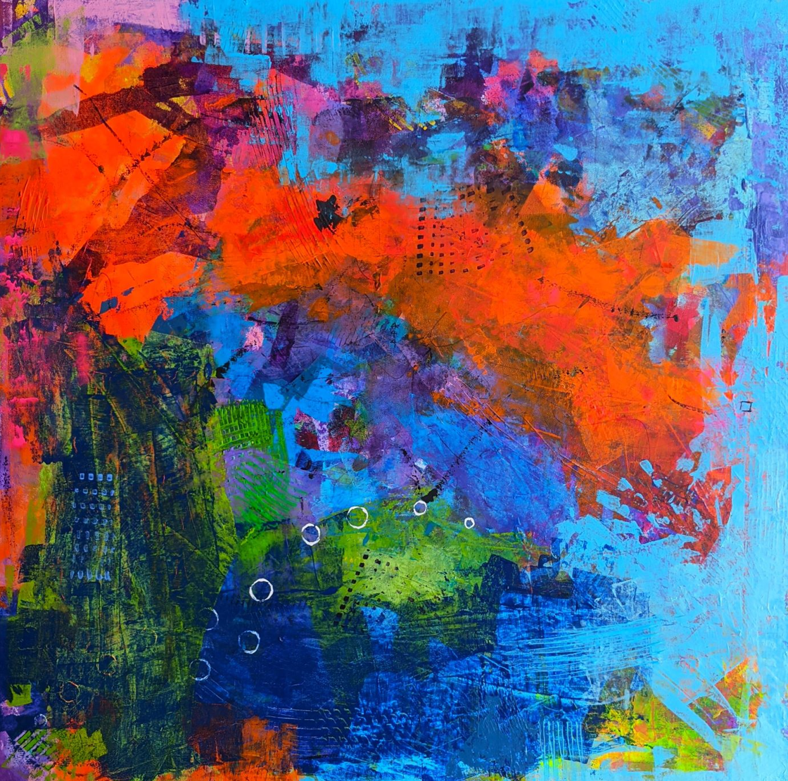Erasto Curtis Matthews, Imaginary 3, 36”x 36”