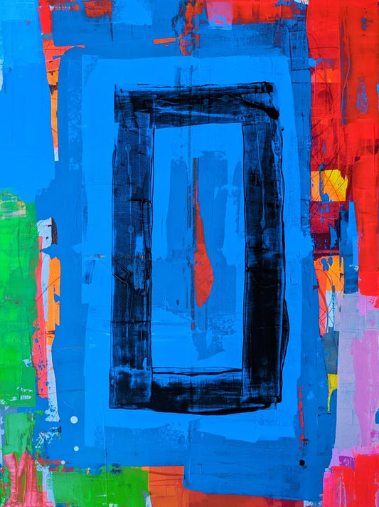 Erasto Curtis Matthews, Door of No Return, 32”x 42”