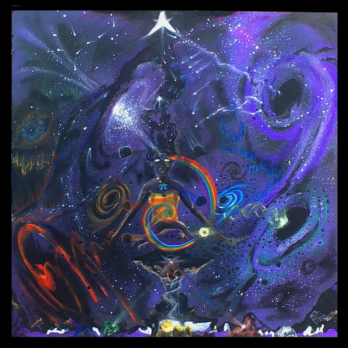 Joseph Williams, Dark Matter, 24"x 24" 2023