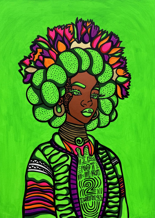Kia Kelliebrew, I'm Not Here 2 Impress You, 40"x 30"