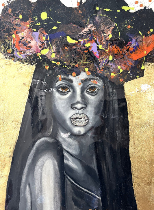 Suzette Reid-Royster, MIND BLOWING DECISIONS, 18"x 24"