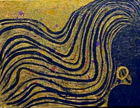 Marie Antoinette Diaw, "Blue In The Face" I know you're tired., __"x  __"