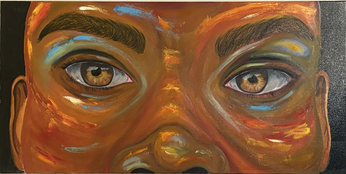 Suzette Reid-Royster, THROUGH THE EYES, 18"x 36"