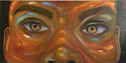 Suzette Reid-Royster, THROUGH THE EYES, 18"x 36"